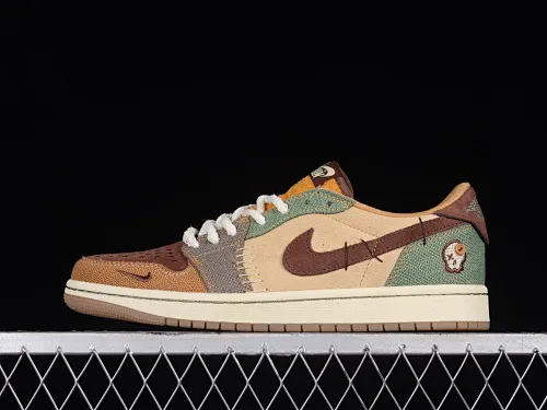 All categories Air Jordan Jordan series basketball shoes Air Jordan 1 Low G version pure original Air Jordan 1 Low "Voodoo" AJ1 Joe 1 Voodoo Doll Retro cultural leisure sports sneakers DZ7292-200